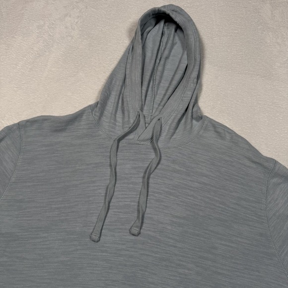 Faherty Hoodie Mens XL Blue Sunwashed Organic Cotton Pullover Sweatshirt Casual - Picture 1 of 10